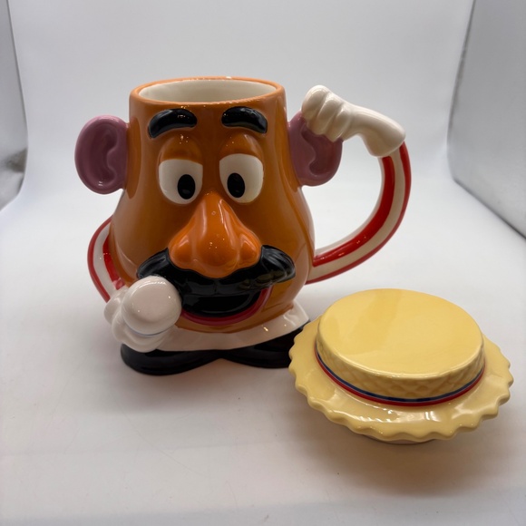 Disney Parks Toy Story Mania Mr. Potato Head Ceramic Coffee Mug with Lid - Picture 7 of 16